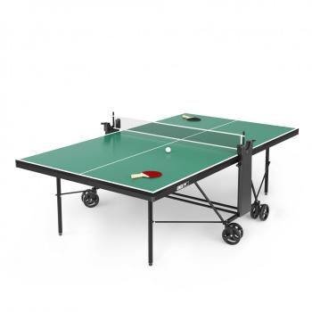 Теннисный стол UNIX Line для помещений компактный Compact indoor 18 мм MDF зеленый TT18CINDGR proven quality - Настольный теннис Екатеринбург ТДспорт.рф