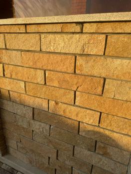 Влагостойкий отделочный материал гранитный сортовой кирпич жёлтый - Настольный теннис Екатеринбург ТДспорт.рф