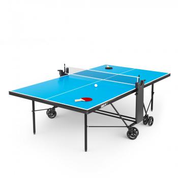 Теннисный стол UNIX Line для улицы компактный Compact Outdoor 6 мм ACP синий TT6COUTBL кумитеспорт - Настольный теннис Екатеринбург ТДспорт.рф