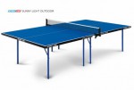 Теннисный стол всепогодный Sunny Light Outdoor blue облегченный вариант 6015 s-dostavka - Настольный теннис Екатеринбург  ТДспорт.рф